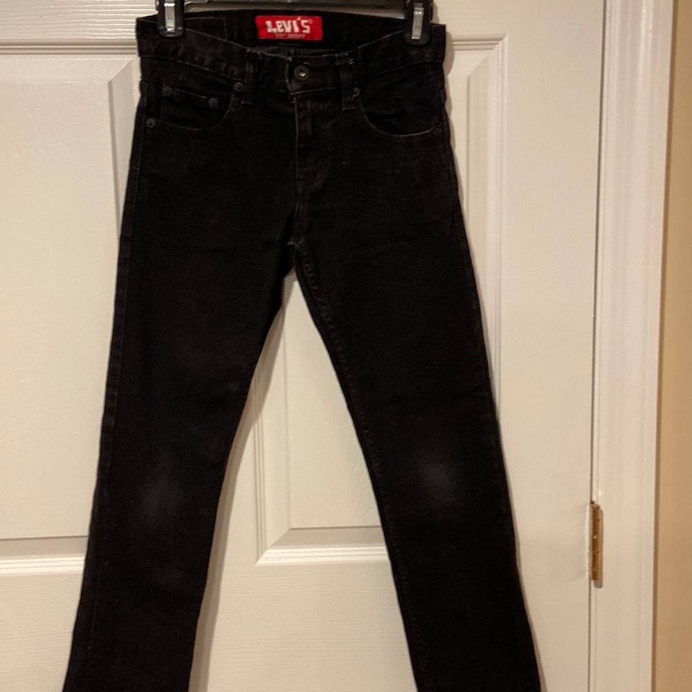 Levi’s 511 skinny black jean size 10